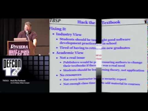 Video Thumbnail: DEFCON 17: Hack The Textbook