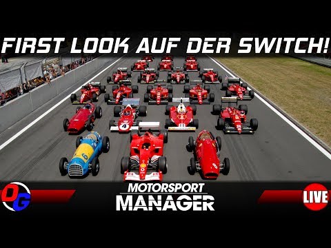 First Look auf Nintendo Switch | MOTORSPORT MANAGER Gameplay German | Lets Play Deutsch