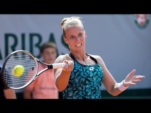 Roland Garros 2018 - Hogenkamp nipt onderuit tegen Sharapova