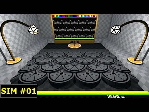 Coming and Going of Dimension - Elimination Marble Race [Sim #1]