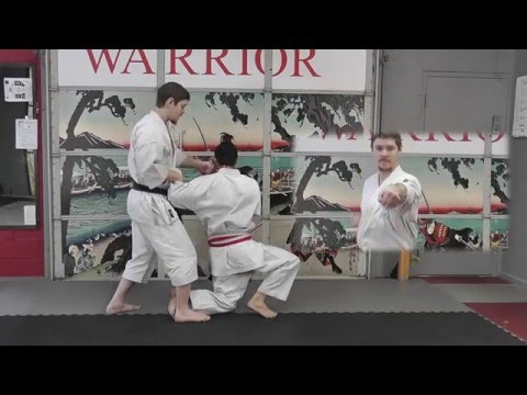Waza Wednesday 3/16/16 -  Pinan Shodan Armbar/Kick/Punch Sequence