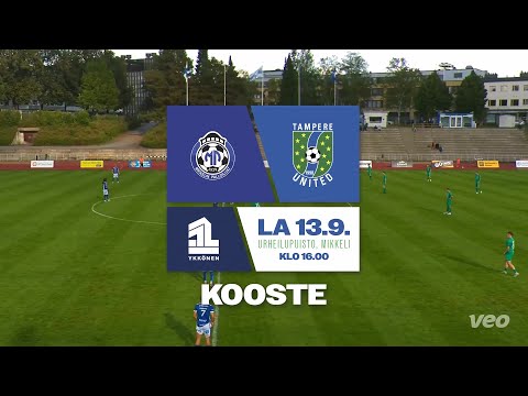 KOOSTE: MP – Tampere United / Ykkönen / 13.9.2025 / Mikkelin Urheilupuisto