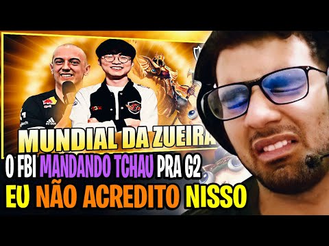 ABSOLUT REAGINDO AO BRONZIOCRE: "T1 GANHANDO em NIVEL 1 e G2 PASSANDO VERGONHA - MUNDIAL DA ZUEIRA"