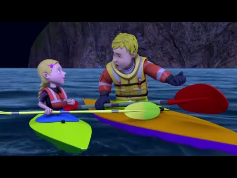 Brannmann Sam | Trøbbel til sjøs!  🔥 Beste redningsvideoer | Tegnefilm