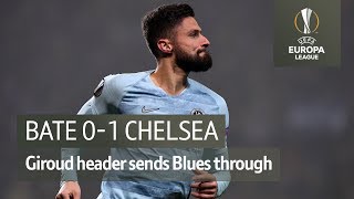 BATE Borisov vs Chelsea (0-1) UEFA Europa League highlights