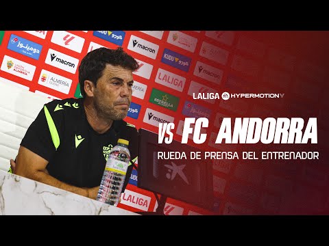 🎥 Rueda de prensa previa partido  UD Almería - FC Andorra