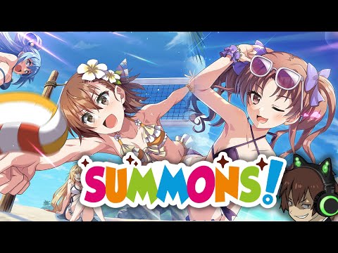 IT'S SUMMER TIME! Railgun T Collab Summons for Bikini Misaka & Kuroko