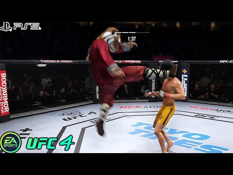 UFC 4 | Bruce Lee VS KungFu Lion King |  PS5