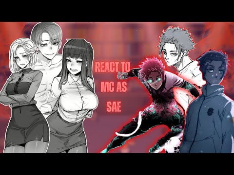 Why Are You Getting Out From There React to Mi-noo as Itoshi Sae| AU | ||BlueLock||  – Gacha React