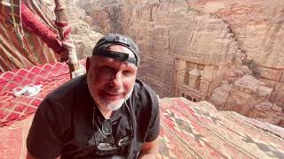 11 - Wendells Wanderings - Jordan 2022 - Petra - Above the Treasury