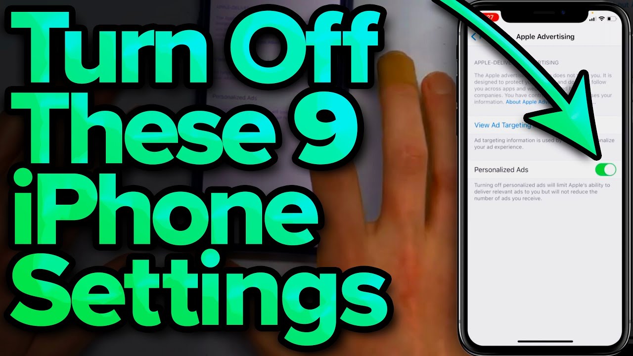 9 iPhone Settings You Need To Turn Off Now [2021]