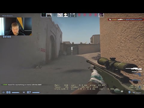 s1mple AWP ace | ez 1v5 for s1mple | CSGO | s1mple