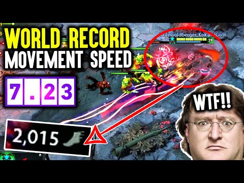 WTF 1000Km/Hr WEAVER - WORLD RECORD MOVEMENT SPEED 7.23 DOTA 2