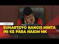 Suhartoyo Menangis Minta Ini Ke Para Hakim MK Saat Pidato Pelantikan