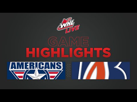WHL Highlights: Americans (8) at Blazers (2) - January 20, 2023