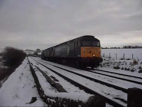 14th Jan 2010 - Class 57's on Neuclear Flasks