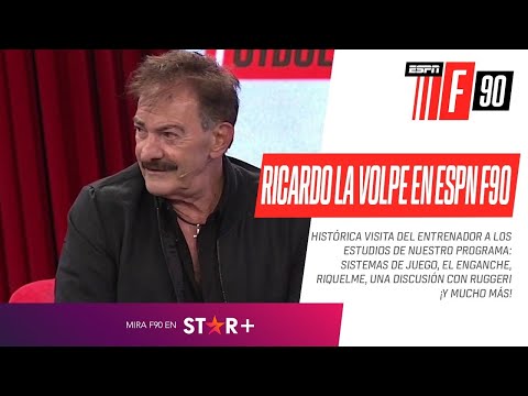 "EL TORNEO CON BOCA LO PERDÍ YO": Ricardo La Volpe y UNA VISITA HISTÓRICA a los estudios de #ESPNF90