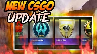 NEW CSGO Update + CSGO PINS OPENING