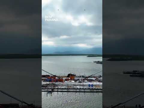 🌉 O Governo do Estado divulgou novas imagens das obras da Ponte de Guaratuba.