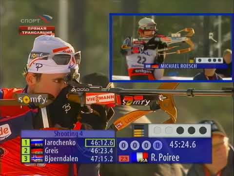 Biathlon World Cup 2006-07 Holmenkollen - Individual - Raphael Poiree's win no. 44 (his last)