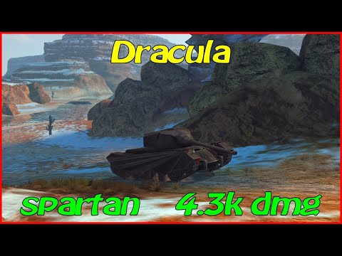 WOT Blitz spartan / Dracula / 3 frags / 4.3k dmg