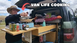 3 Years of Living out of my Honda Element ~ Hot Springs Cooking Edition - Solo Female Van Life