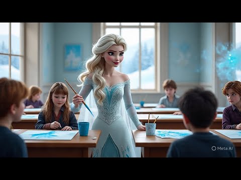 Elsa's Magical Art Class in Arendelle