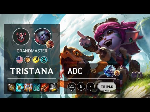 Tristana ADC vs Ashe - NA Grandmaster Patch 10.19