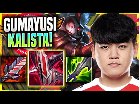 GUMAYUSI DESTROYING WITH KALISTA! - T1 Gumayusi Plays Kalista ADC vs Samira! | Season 11