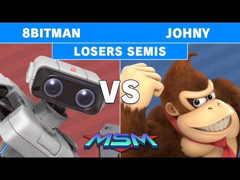MSM Online 48 - JohnY (Donkey Kong) Vs. 8BitMan (ROB) - Losers Semis