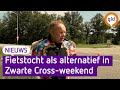 Op de fiets naar de Zwarte Cross.