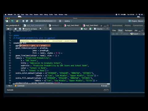 Regression 2: Logit with Predicted Probability Plot, Part 2