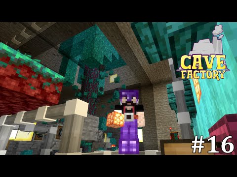 Fast Nether Wood Farm (with Create Mod).  - Minecraft Cave Factory Ep. 16