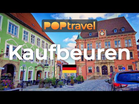 Walking in KAUFBEUREN / Germany 🇩🇪- Old Town in Allgäu - 4K 60fps (UHD)