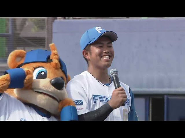【ファーム】 ファイターズ・今川優馬選手 ヒーローインタビュー 7月8日 北海道日本ハムファイターズ 対 東北楽天ゴールデンイーグルス