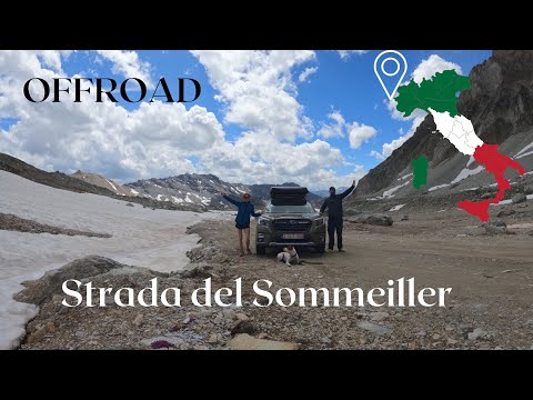 OFFROAD- Strada del Sommeiller mit Subaru Forester und Hund