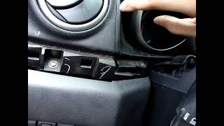 Mazda3 instrument cluster removal