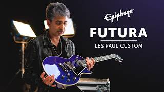 Epiphone Futura Les Paul Custom Elektro Gitar (Twilight Shift)
