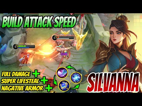 BUILD ATTACK SPEED BAGUS? SILVANA VS EDITH - Silvanna Best Build 2022 - Build Silvanna Tersakit 2022