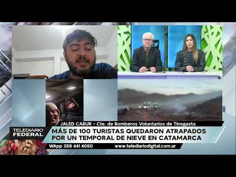 Más de 200 turistas atrapados por una nevada histórica: así fue el rescate en Catamarca