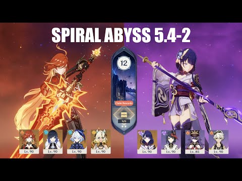 Genshin Impact Spiral Abyss Floor 12 5.4-2 (March 2025)