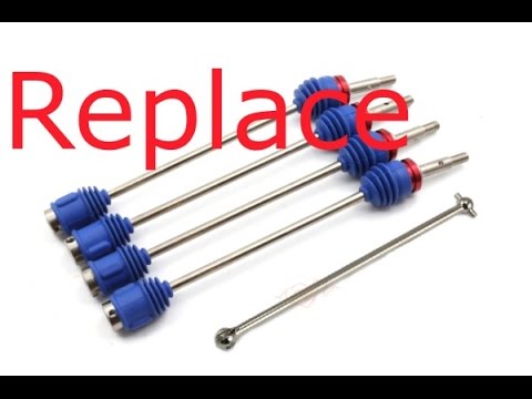 How to replace the shaft on the Traxxas steel driveshafts