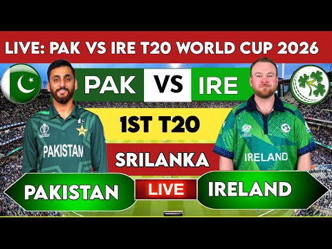 pakistan vs ireland t20 world cup warm up match | pak vs ire match live score !