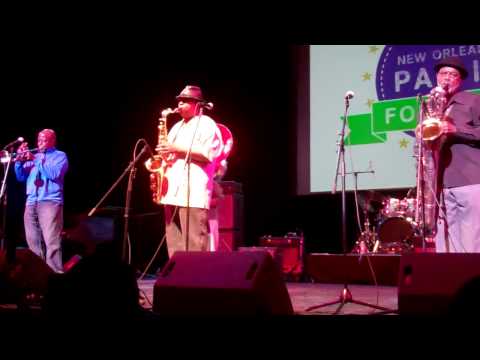 Dirty Dozen Brass Band performs at NOLA Pay It Forward concert