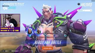 22k DMG! ROMANI HAZARD GAMEPLAY OVERWATCH 2 SEASON 16 TOP 500
