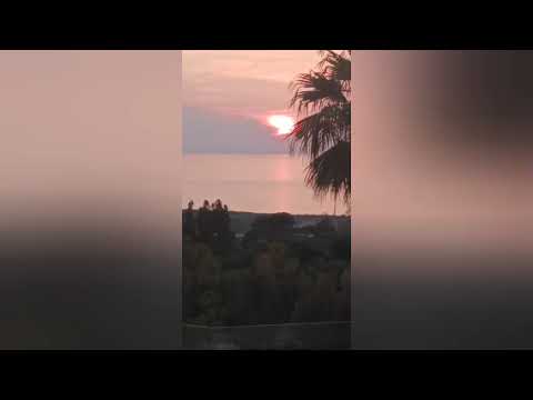 IL BELLISSIMO TRAMONTO IN SICILIA A CEFALÙ(PALERMO)+TOUR DELL'HOTEL COSTA VERDE.