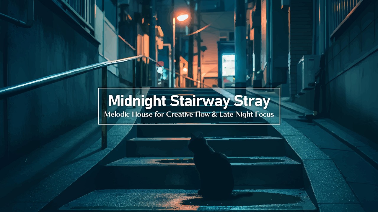 Midnight Stairway Stray // Melodic House for Creative Flow & Late Night Focus (1 Hour Mix)