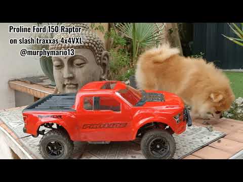 PROLINE FORD 150 RAPTOR  on TRAXXAS Slash 4x4 VXL @murphymario13