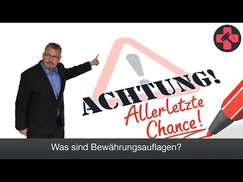 Was sind Bewährungsauflagen? | EXPERTEHILFT mit Rechtsanwalt Frank Hannig