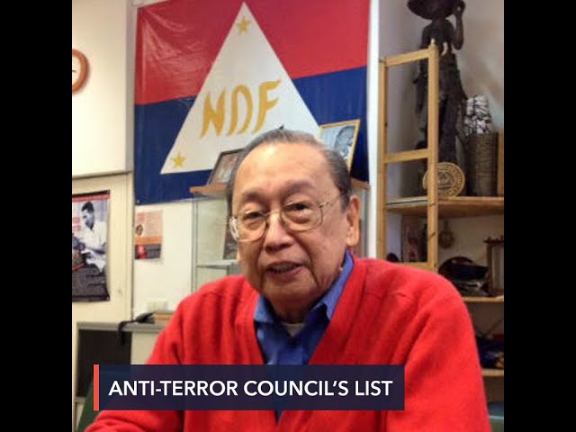 PH anti-terror council designates Joma Sison, 18 others as terrorists